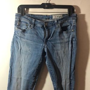 AG stilt roll up skinny Jean